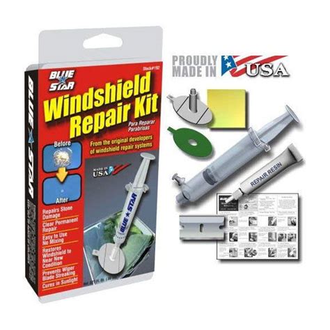 blue star windshield repair kit|diy windshield repair kit reviews.
